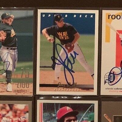 JAY BELL Pittsburgh Pirates 1993 UD SIGNED AUTOGRAPH Baseball Card EBay