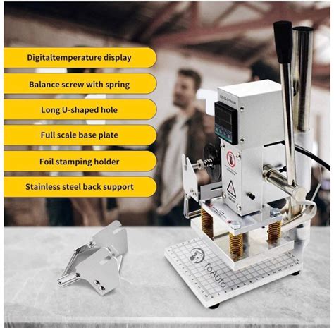 Hot Foil Stamping And Embossing Machine For Leather Paper Etsy