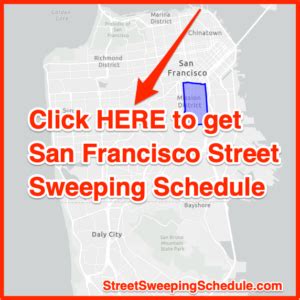 San Francisco Street Sweeping 2023 Schedule Map Holidays