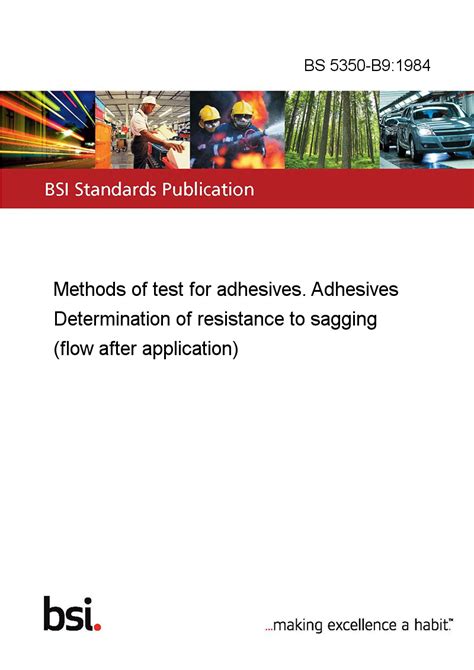 Bs B Methods Of Test For Adhesives Adhesives Determination