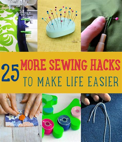 25 More Sewing Hacks That Will Make Your Life Easier Handy DIY