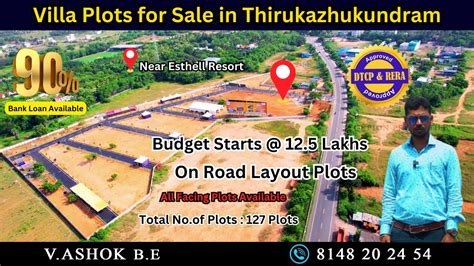 Near Esthell Resort Plots For Sale In Thirukazhukundram Plotsforsale