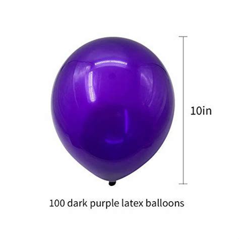 GetUSCart- TONIFUL 100 Pcs Dark Purple Lavender Latex Balloons 10 inch ...