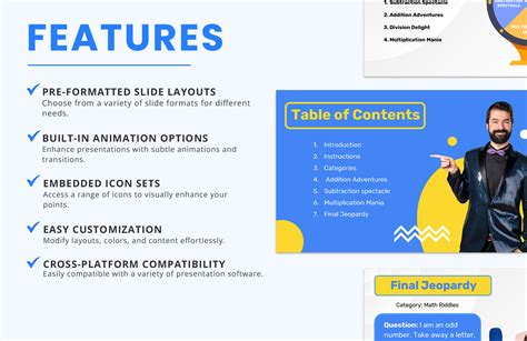 Classroom Jeopardy Template in PDF, PPT, Google Slides, Apple Keynote ...