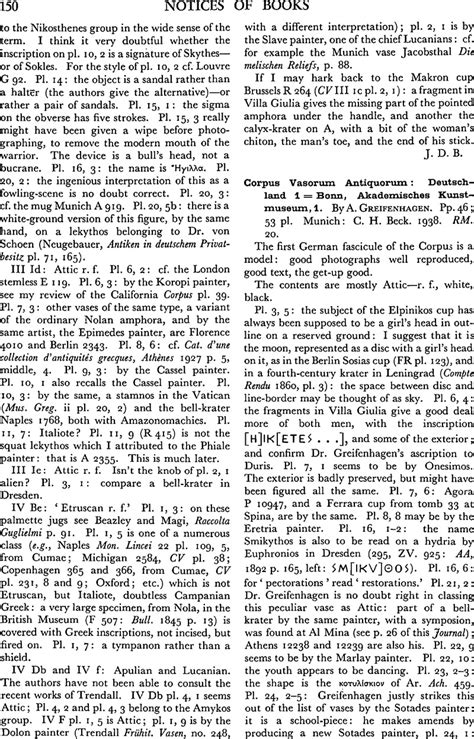 Corpus Vasorum Antiquorum Deutschland Bonn Akademisches