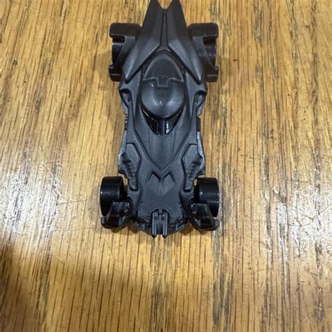 Hot Wheels Batman V Superman Batmobile City Chase CAR ONLY Silver Battle Damage EBay