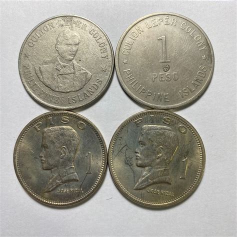 Philippines Lot Comprising 4 Coins 1 Peso 1922 1974 Catawiki