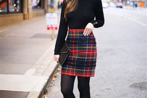 Plaid Skirt - a pearl kind of girl