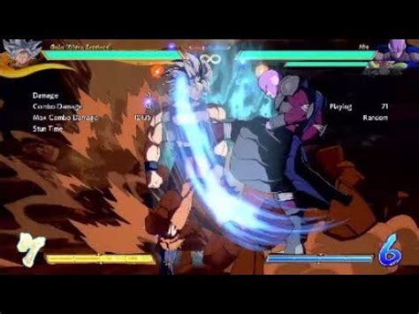 Dbfz Ui Goku Triple Dodge Solo Tod Youtube