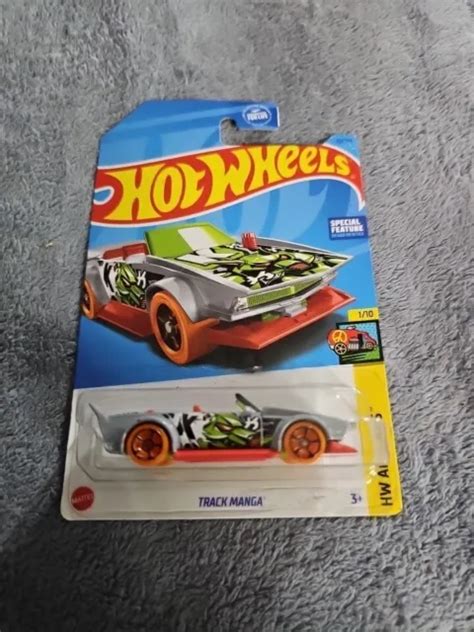 Hot Wheels Hw Art Cars Track Manga Special Feature White Toy Car Model Eur