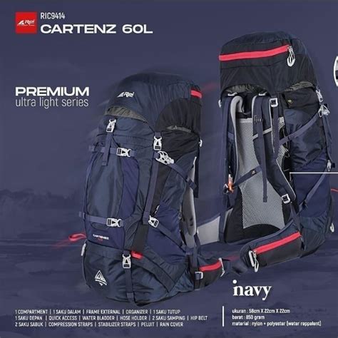 Jual Tas Gunung Rei Arei Cartenz L Carrier Tas Gunung Tas Gunung