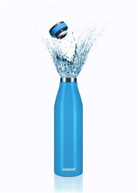 SISTEMA DRINK BOTTLE - ICEWATER! | Bottle, Reusable water bottle, Drink ...