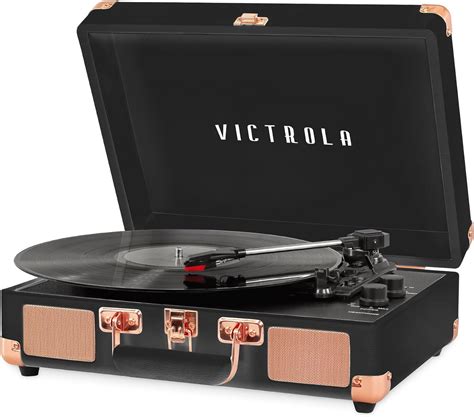 Tocadiscos Victrola Vintage Port Til Bluetooth De Velocidades Con