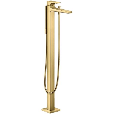 Hansgrohe Metropol Polished Gold Optic Single Lever Floor Standing Bath