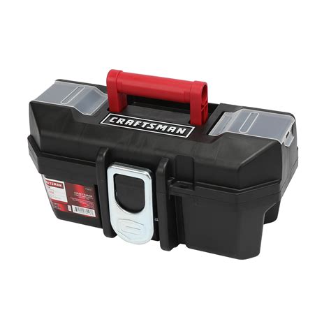 Craftsman 13 In Toolbox With Tray Blackred