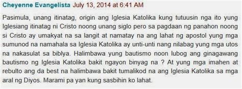 In Defense Of The Church Pinapatunayan Ng Iglesia Ni Manalo Inm Na