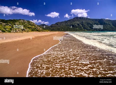 The Turtle Wave Dalyan Turkey Stock Photo Alamy