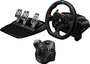 Logitech G923 TRUEFORCE Volante De Carreras Y Pedales Hasta 1000Hz