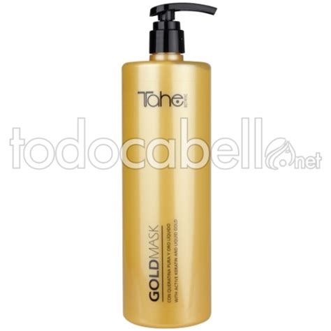 Tahe Botanic Gold Mask Mascarilla Con Queratina Pura Y Oro L Quido Ml