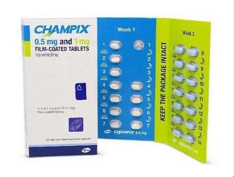 Mg And Mg Champix Tablets At Rs Packet Varenicline