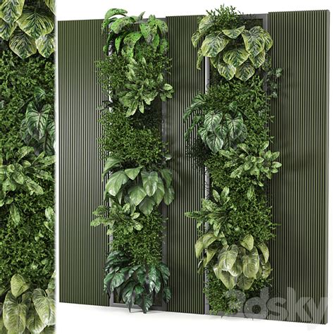 indoor wall vertical garden - Set 953 - Fitowall - 3D model