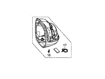 Tr A Genuine Honda Housing Set L