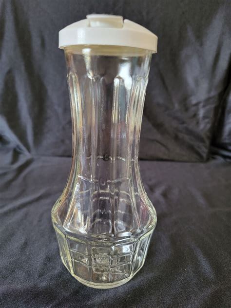 Vintage Good Seasons Salad Dressing Cruet Glass Shaker Bottle Oil Vinegar Ebay