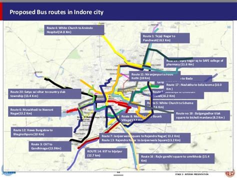 Indore City Bus Route Map - Draw A Topographic Map