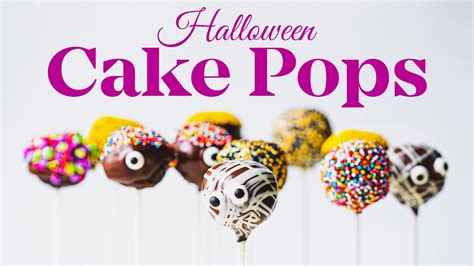 Halloween Chocolate Cake Pops Recipe How To Make Cake Pops Youtube