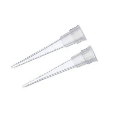 Plastic White Micro Pipette Tip For Chemical Laboratory Capacity