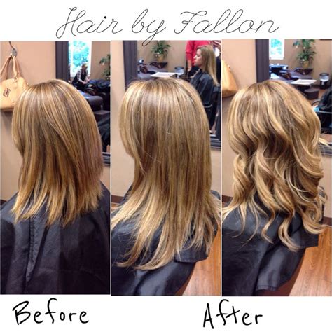 Hot Heads Extensions Before & After #HairByFallon | Babe hair ...