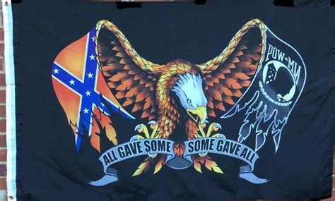 Eagle Pow Rebel All Gave Some Flag Dlgrandeurs Confederate And Rebel