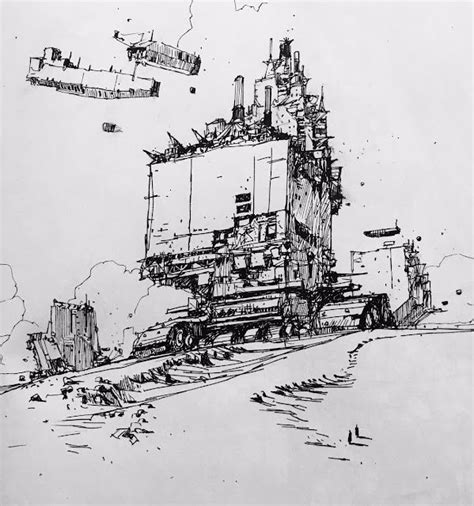 Ian McQue S Mortal Engines Concept Art Design Concept Art