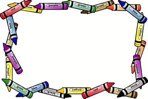 Education clip art borders