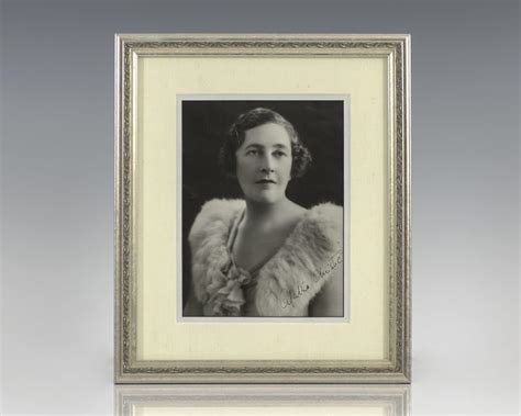 Agatha Christie Signed Photograph