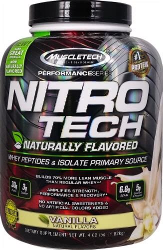 MuscleTech Nitro Tech Performance Series Naturally Flavored Vanilla 4