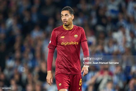 Chris Smalling Of As Roma Reacts During The Uefa Europa League Round