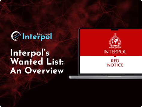 Interpol Wanted List 2024 – International Search Services