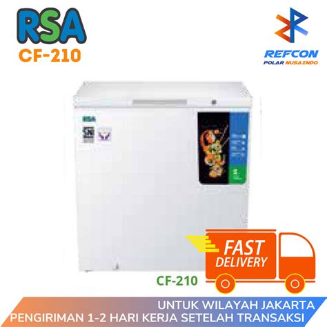 Jual Chest Freezer Rsa Cf Cf Liter Shopee Indonesia