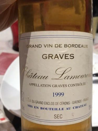 Grand Enclos Du Ch Teau De C Rons Ch Teau Lamoureu Graves Sec Vivino Us