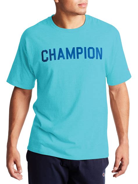 Champion Men S Classic Jersey Ringer Graphic T Shirt Walmart