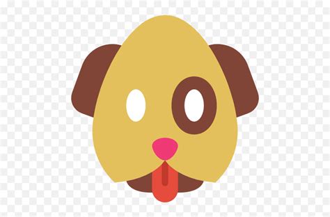 Dog Cartoon Emojidog Emoticons Free Transparent Emoji