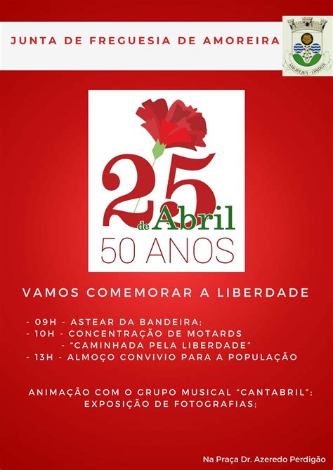 Bidos Assinala Anos Do De Abril Diversos Eventos E