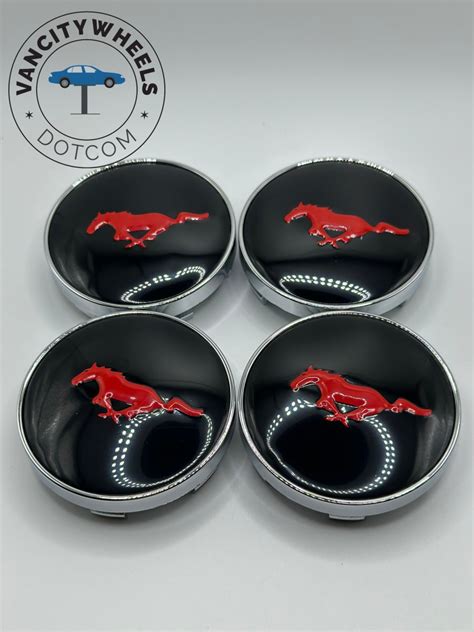 Premium 4pcs Ford Mustang Wheel Center Caps In Varied Sizes Colors Etsy