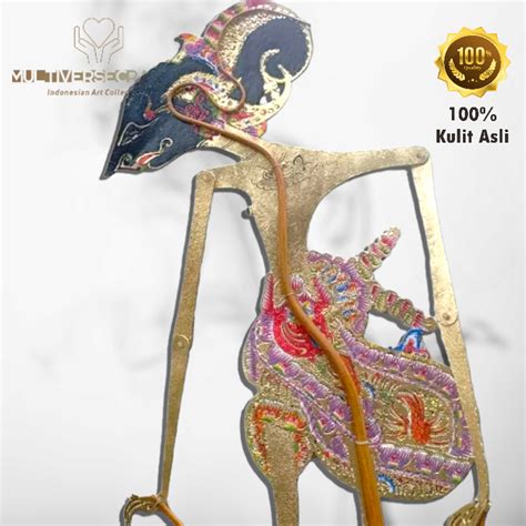 Jual Wayang Kulit Sapi Asli Yudhistira Puntodewo Puntadewa Halus