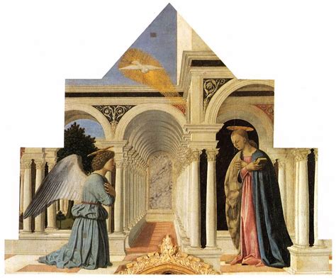 世界のタグ名画 Polyptych of St Anthony The Annunciation ピエロデラフランチェスカ