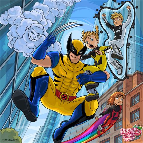 Wolverine and the Super Kids by Sonicgal970 on DeviantArt