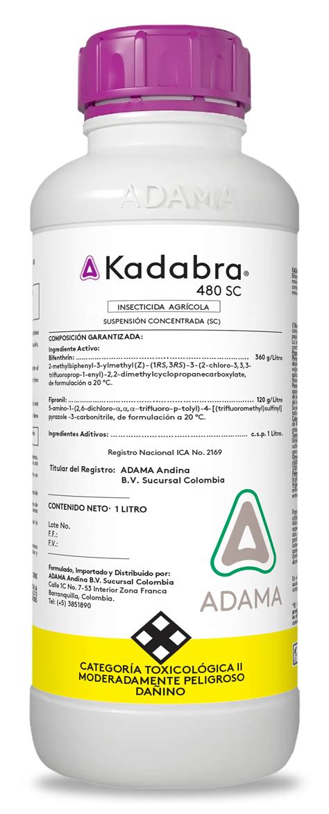 Insecticida Kadabra 480 SC X 1 Lt Adama Croper