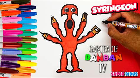 COMO DIBUJAR A SYRINGEON DE GARTEN OF BANBAN 4 How To Draw To