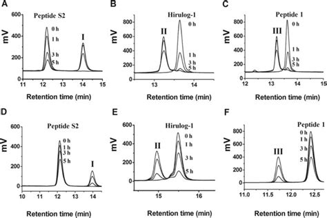 HPLC Analysis Of The Degradation Products Mediated By Trypsin AC And